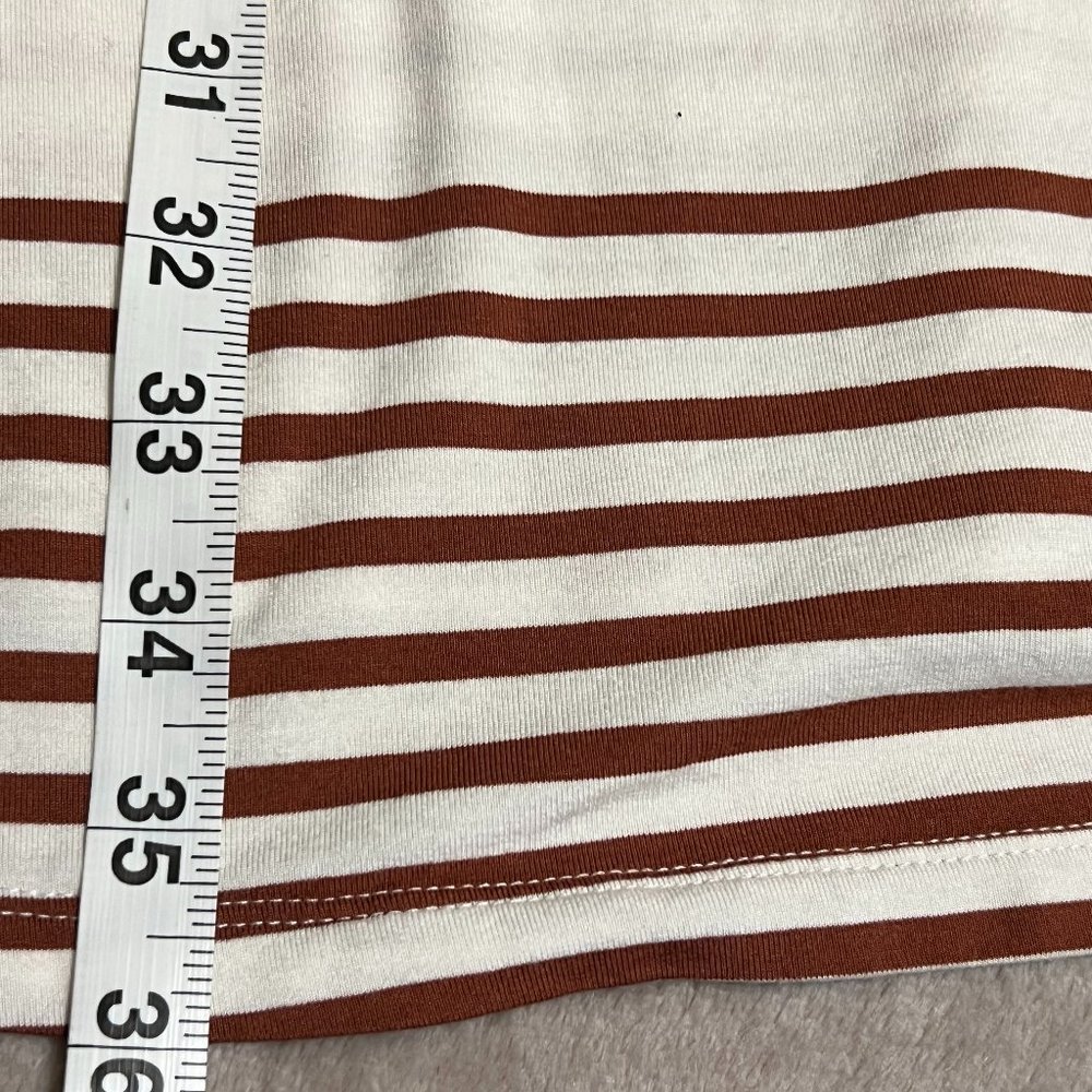LOFT Women's Dress Sleeveless Striped Size M Pullover Knee Length - Picture 6 of 6